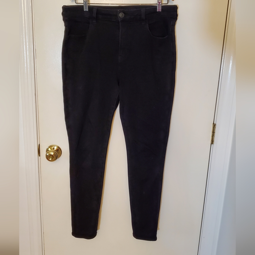 American eagle black high rise jegging,  US14 regular, barely used, like new